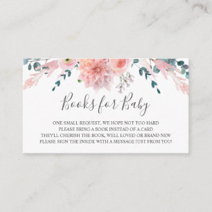 Informações Manuais de Flores de Aquarela Rosa para Cartão de 