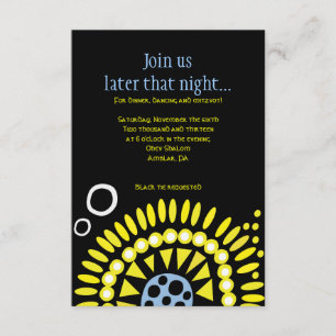 Informações MOSAIC DOVE do Cartão de Recepção do Bat Mitzvah P