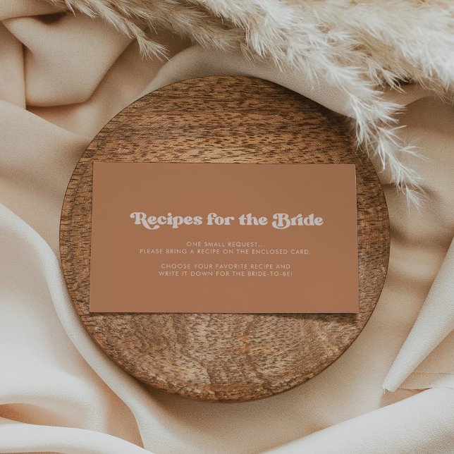 Informações Na moda retro Cartão de solicitação de receita de  (Criador carregado)