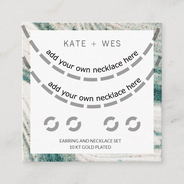 Informações Necklace + Cartão Verde de Apoio à Fronteira (Criador carregado)