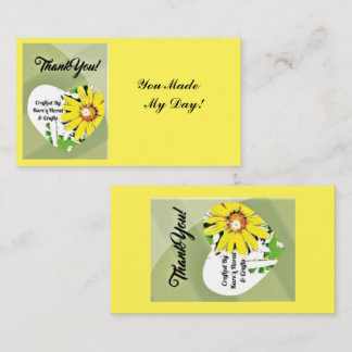 INFORMAÇÕES OBRIGADO PERSONALIZÁVEL - CARTÃO DE FLORISTA