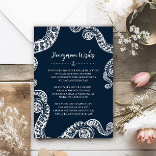 Informações Octopus Náutico marinho Nosso Cartão de Desejo Lua