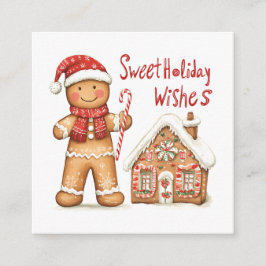 Informações Papais noeis de Natal - Cartão de visita do Ginger