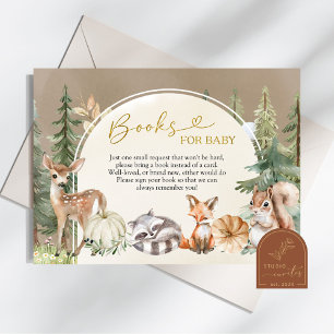 Informações Pasta de abóbora de floresta para cartão de bebê