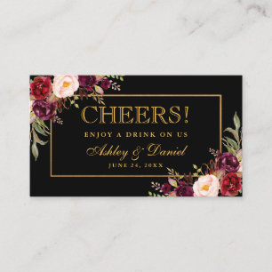 Informações Placa de Cartão de Bebê Negra recepção de casament