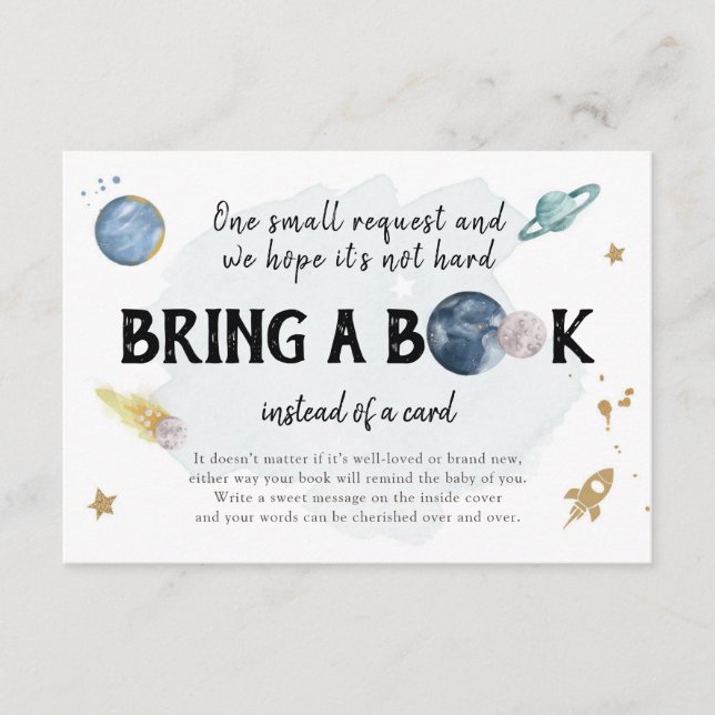 Informações Planetas espaciais externos Tragam um Cartão de In (Frente)