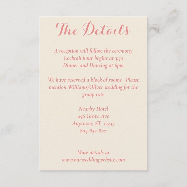 Informações Plumeria tropical e Cartão de Detalhes da Flamingo (Frente)