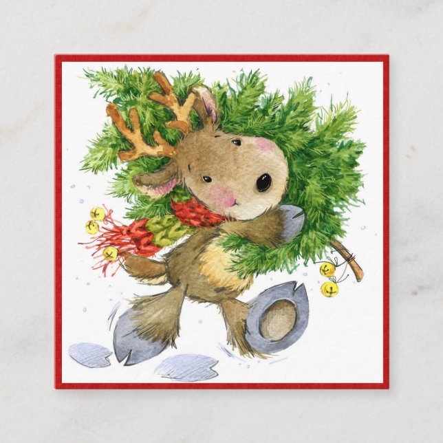 Informações Presente, Florista, Gabinete, Cartão de visita (Frente)