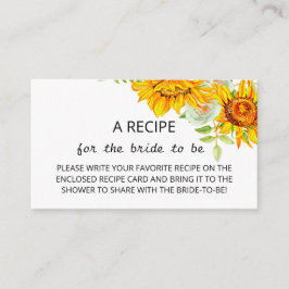 Informações Receita de Girassóis para o Cartão de Enclausurame