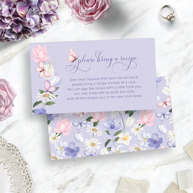 Informações Roxo Traga um Cartão de Receita (Purple Bring A Recipe Card
)