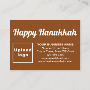Informações Saudação de Hanukkah de Negócios no Cartão de Gabi
