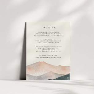 Informações Sierra Dusk   Cartão de Gabinete de Detalhes do Co