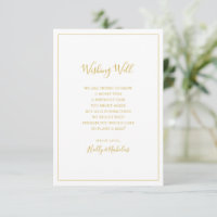 Simples Natal Elegante | Cartão branco de wishing