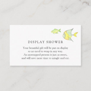 Informações Sob o cartão de Chá de fraldas do oceano marítimo