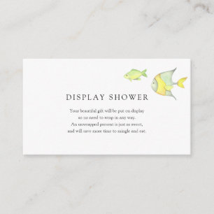 Informações Sob o cartão de Chá de fraldas do oceano marítimo