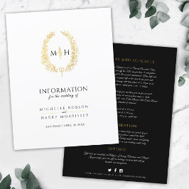 Informações sobre convidados de casamento do monog