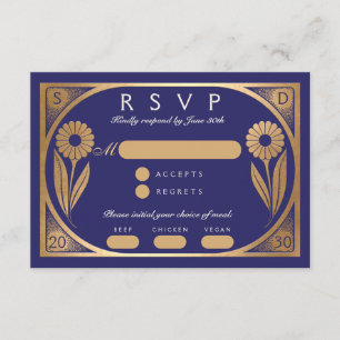 Informações SOLARA II: Cartão RSVP de Casamento
