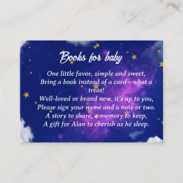 Informações Sonhos Celestiais cartão de acompanhamento para ch