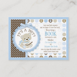 Informações Teddy Bear Bolinhas Traga um Cartão de Livro