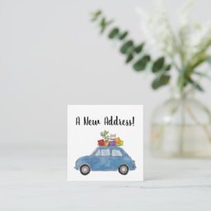 Informações Vintage Fiat 500 Novo cartão de endereço