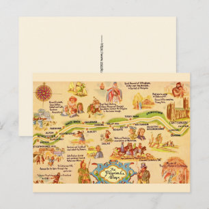 Inglaterra - Cartão Postal do Caminho do Peregrino