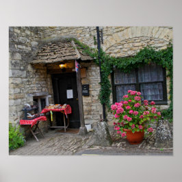 Inglaterra, Castle Combe, aldeia em Poster