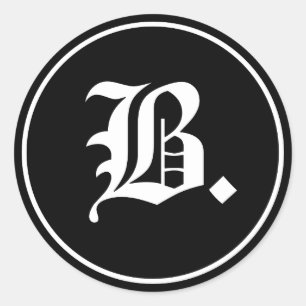 Inglês velho internacional B. Etiqueta dos