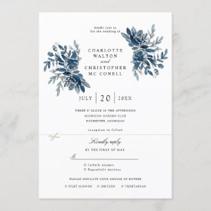 íngo flores convite para o casamento w rsvp anexad