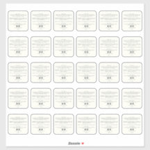 Ingredientes de Produtos de Beleza Adesivo de 2 po