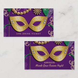 Ingresso de Bebida para Festa de Máscaras de Mardi