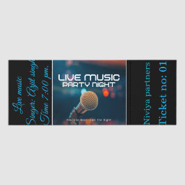 Ingresso de música.