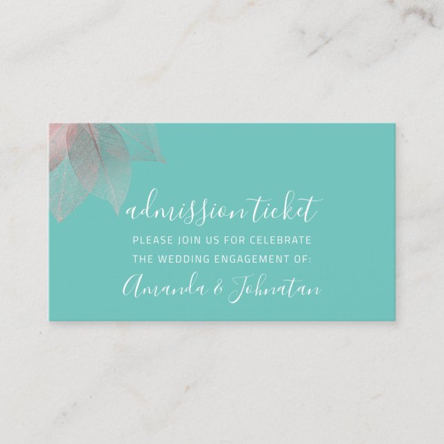 Ingresso White Rose Floral (Frente)