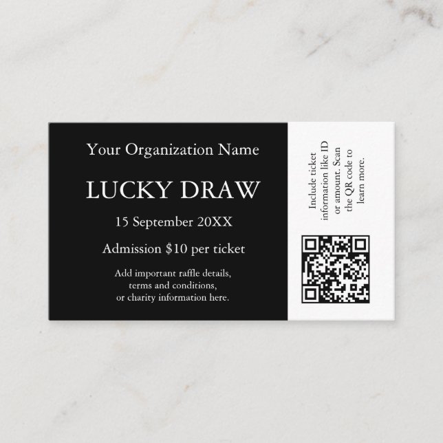 Ingressos de Evento com QR Pessoalizado (Frente)