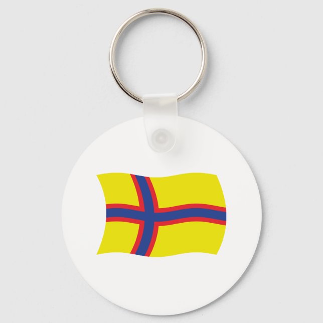 Ingrian Finns Flag Chaveiro (Frente)