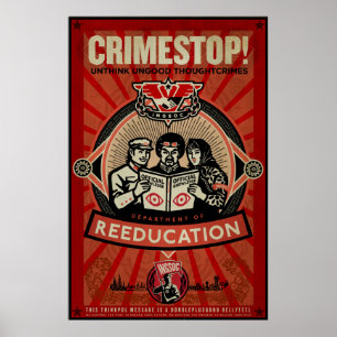 INGSOC 1984 ThoughtCrime Impressão