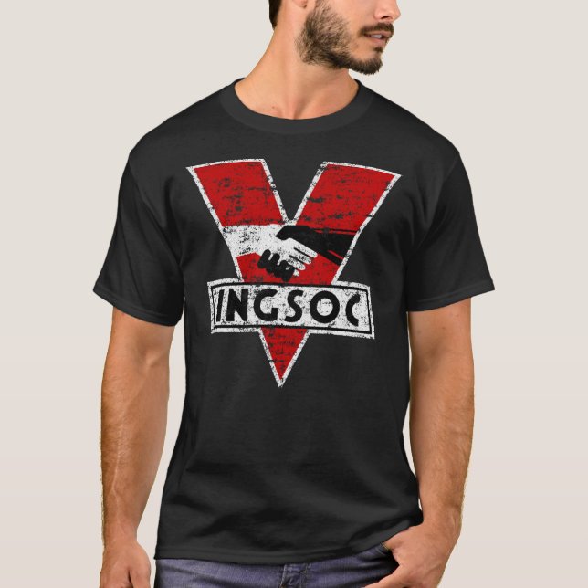 INGSOC - Partido como ele&x27;s 1984! T-Shirt clás (Frente)