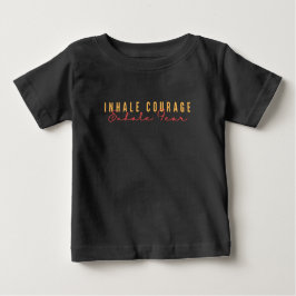 INHALE COURAGE EXHALE MEDO - YOGA POWER T-Shirt