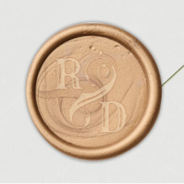 Iniciais de Casal Monograma Gótico Casamento