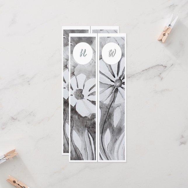 Iniciais de Monograma com dois marcadores (Frente/Verso In Situ)