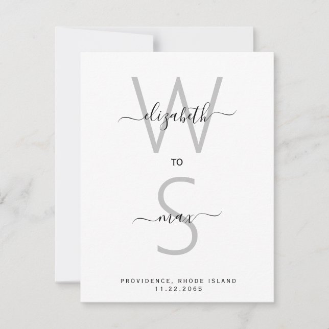 Iniciais e Sobrenomes simples do Casal Salvar a Da (Frente)