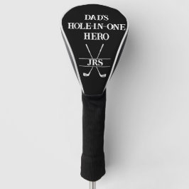 Iniciais Heróis do Pai Personalizado a preto e bra