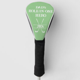 Iniciais Heróis do Pai Personalizado em Um Verde&B