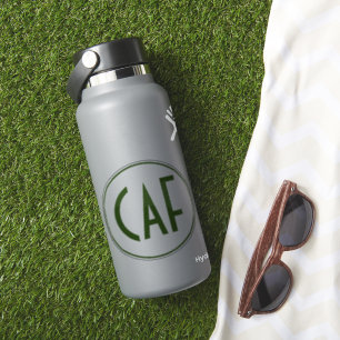 Iniciais Monogramadas Adesivo Verde Branco Recorta