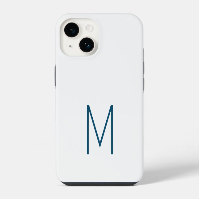 Inicial Moderna Simples Monogramada (Verso)
