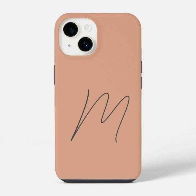 Inicial Moderna Simples Monogramada Script (Verso)