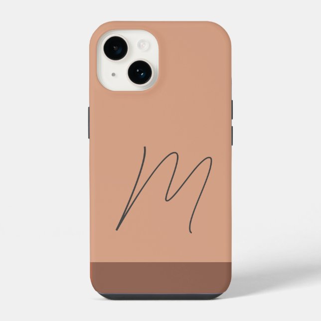 Inicial Moderna Simples Monogramada Script (Verso)