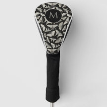 Inicial Monogramada Preto Bege Mariposa Inseto
