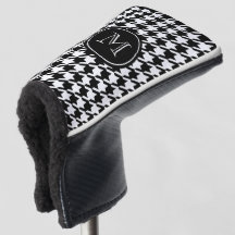 Inicial Monogrammed preta de Houndstooth