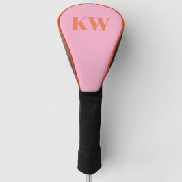 Inicials Personalizadas de Monograma Moderno Rosa