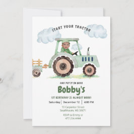 Inicie o Convite Fotográfico do primeiro aniversar